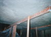 天井裏のコンクリート補強・補修工事